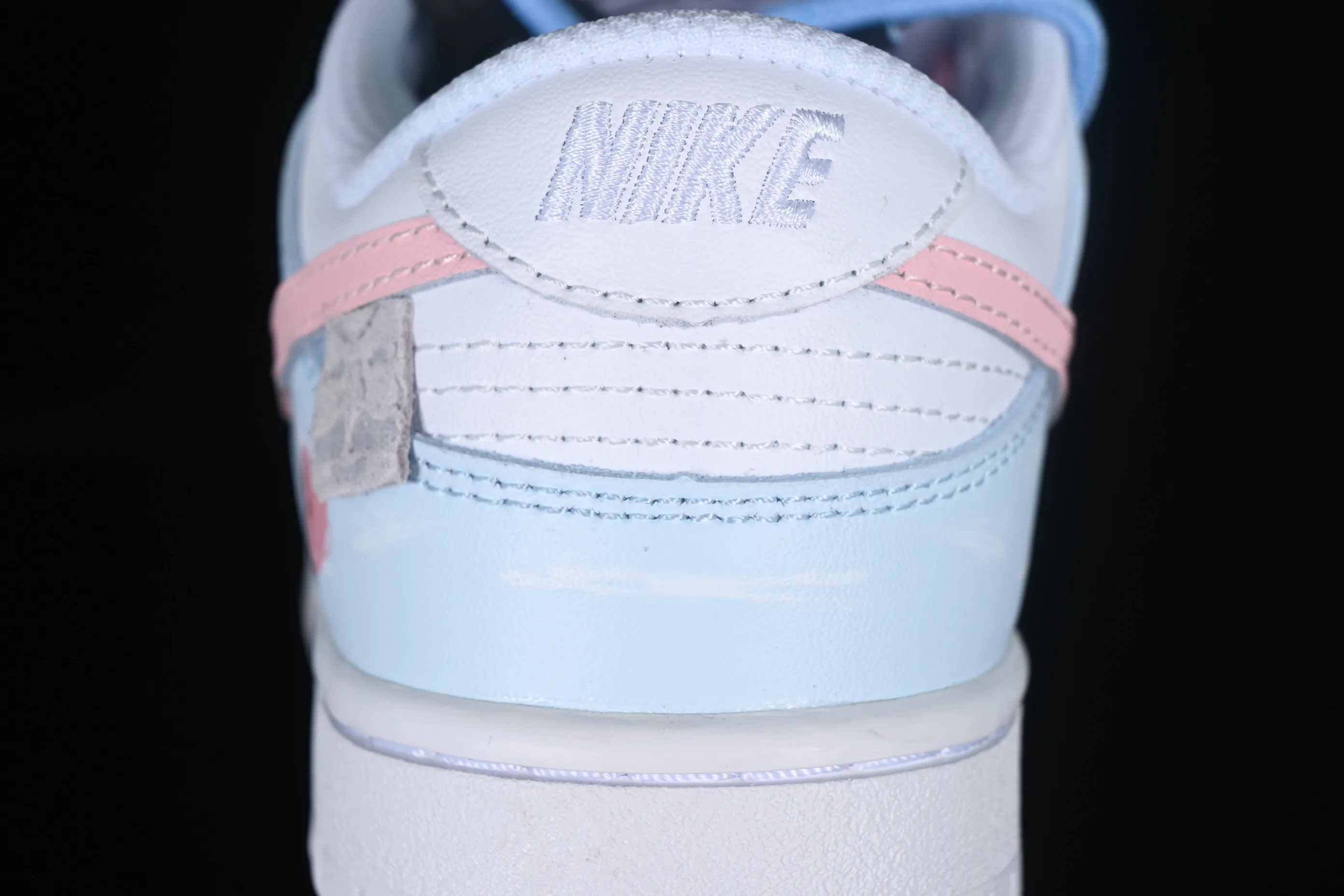 All categories Nk SB Dunk series Nk SB Dunk Low low-top sneakers Nk Dunk Low Cupid Macaron white and blue pink love vibe distressed SB strap low-top casual sneakers DD1503-109